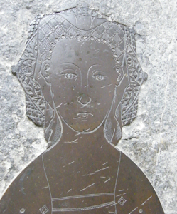 Wotton Under Edge - St Mary Thomas Berkley 1417 and wife Margaret Warren 1392